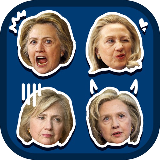 Hillary Emoji - Hillary Clinton Face Emojis on your Keyboard icon