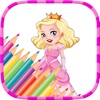 Princess Coloring Pages -  Painting Games for Kids