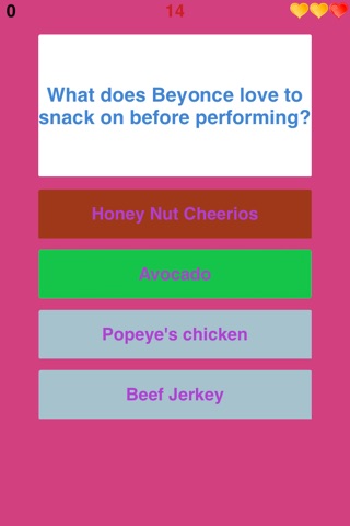 Trivia for Beyonce - Super Fan Quiz for Beyonce Trivia - Collector's Edition screenshot 3