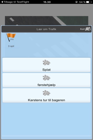 Hedelyskolens cykel app screenshot 2