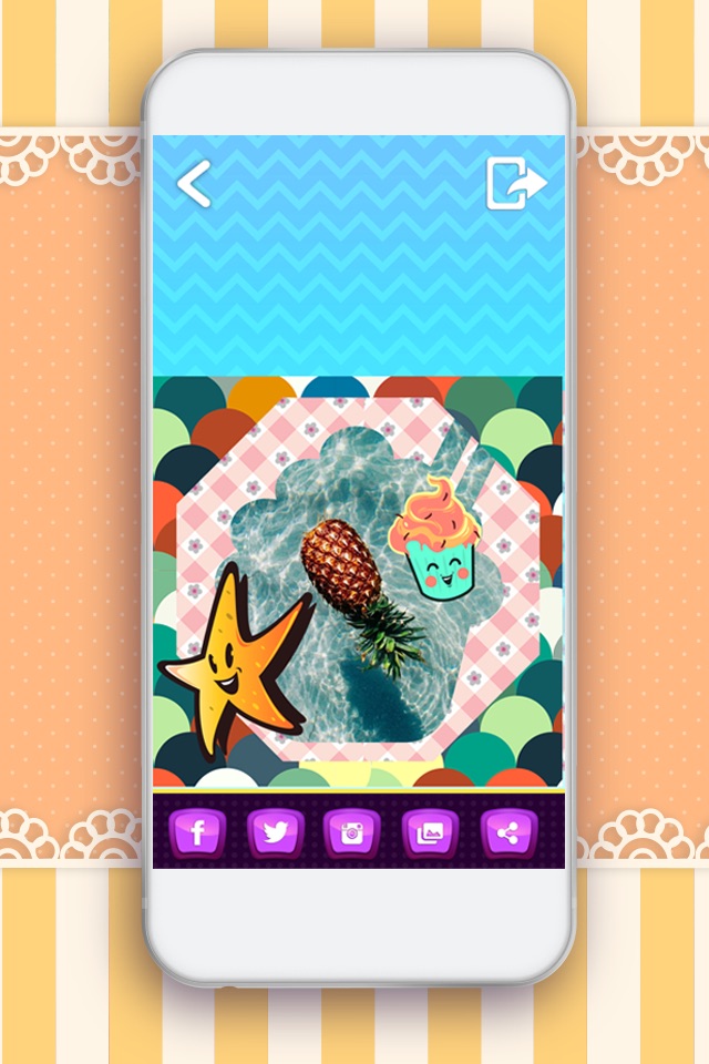 Kawaii Photo Stickers Studio – Cute Camera Edit.or with Text on Pic Effects for Picture.s screenshot 4