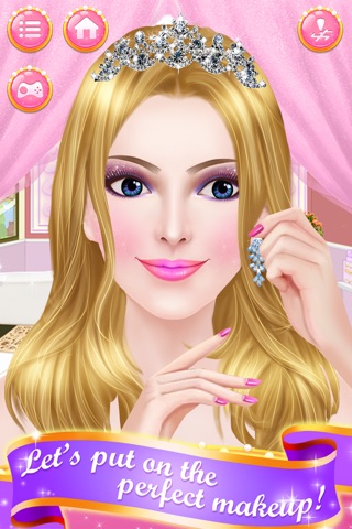 Princess Little Sister Birthday - Family Party Fun: Spa, Makeup & Royal Makeover Game screenshot 3