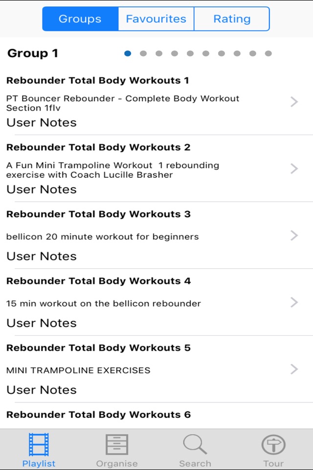 Rebounder Total Body Workouts screenshot 2
