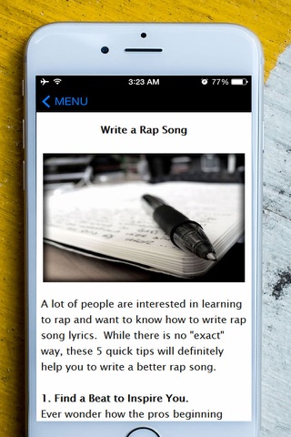How To Rap - Best Guide To Learn Rap Beats, Songs, Lyrics and Battles For Advanced & Beginners screenshot 3
