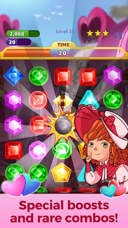 Jewel Quest Mania - 3 match additive puzzle splash crunch game