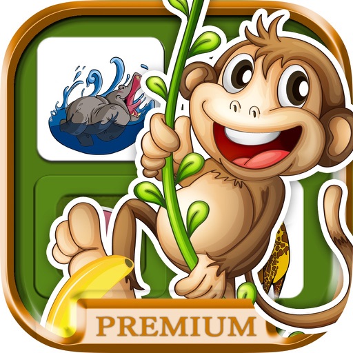 Animals memory game for brain training - Pro Icon