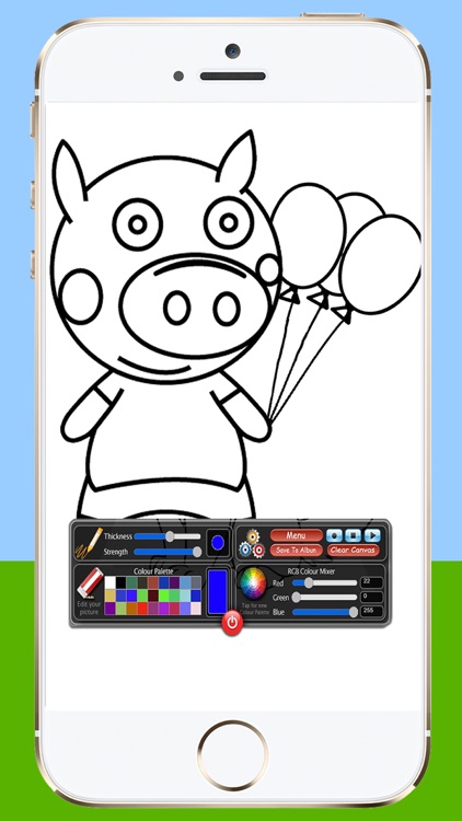 Coloring Book Pig For Kids screenshot-3