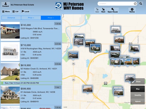 MJ Peterson - WNY Homes for iPad screenshot 2