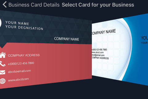 Business Card Creator - Quickly Create and Design Your Visiting Card Maker screenshot 2