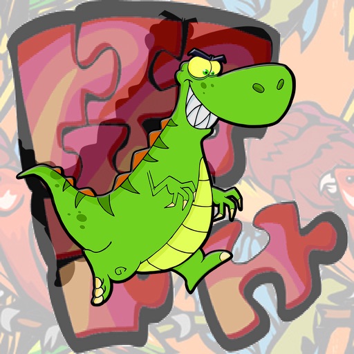Dino Puzzle for Kindergarteners - Dinosaurs Educational Icon