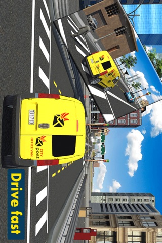 Postman - Mail Delivery Van 3D screenshot 4