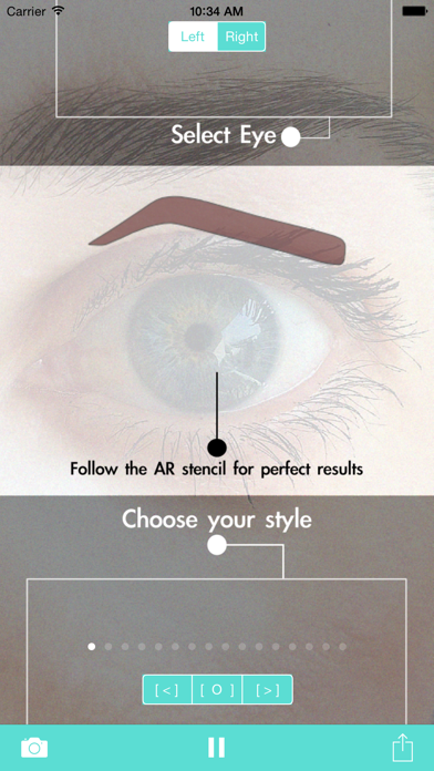 Eyebrow Shape Studio AR Mirror screenshot #2