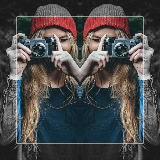 Photo editor, Color mirror style, effects & filters for pictures free - Mirror Art Color icon