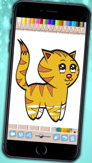 Cats coloring pages - drawings to paint and color kittens(圖5)-速報App