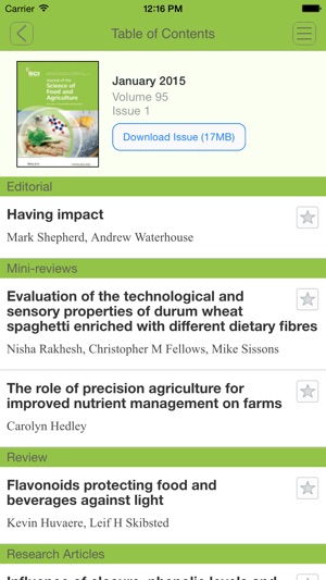 Journal of the Science of Food and Agriculture(圖1)-速報App