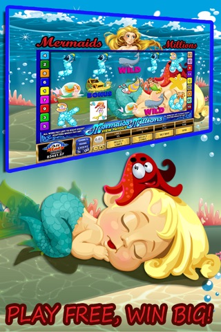 Mermaids Millions Gold Slots - Jackpot Fish Casino screenshot 2