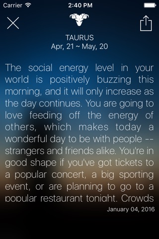 Quick Horoscope screenshot 3