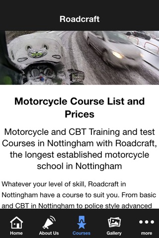 Roadcraft Motorcycle Training School screenshot 3