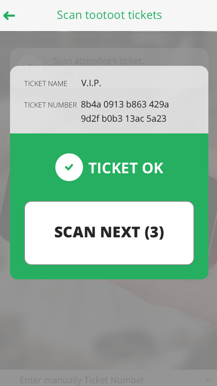 CheckTootoot - Ticket scanning