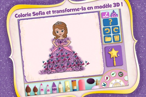 Sofia the First Color and Play screenshot 2