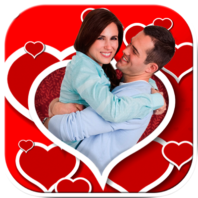Love photo frames - Photomontage love frames to edit your romantic images