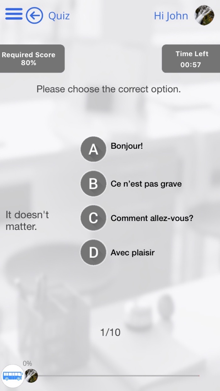 Learn French via videos by GoLearningBus