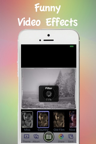 Live Video Effects Free - univision videos filters OnCamera Video editors screenshot 4