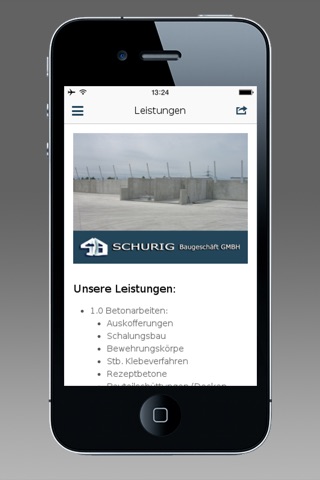 SCHURIG Baugeschäft GmbH screenshot 3