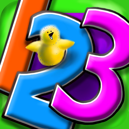 Fun Math Baby Chicks 123 – Learn to Count Write Numbers Sort Add and Subtract Icon
