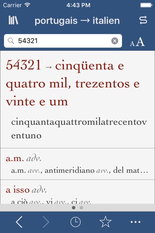 Ultralingua Italian-Portuguese screenshot 3