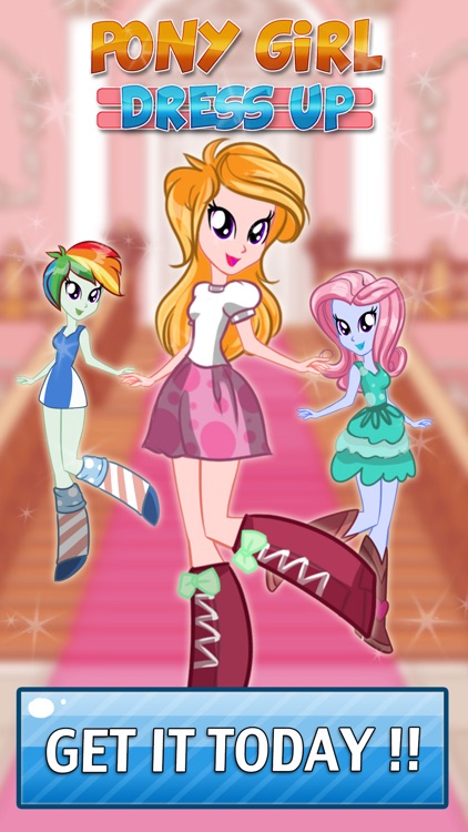 Dress Up Pony Characters Girl - Makeover equestria avatar salon cosplay girls