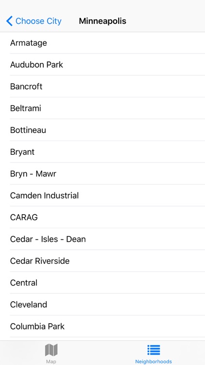 Neighborhoods - View Neighborhood Boundaries in a Map
