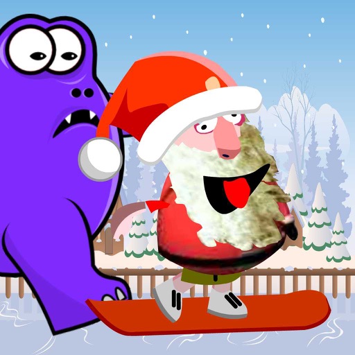 Santa Snowboard iOS App