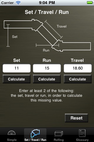 Pipe Offset Calculator screenshot 2