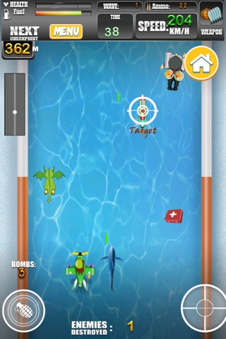 Fighting Shark Speed Racing Madness Pro - best fast shooting arcade game screenshot 2