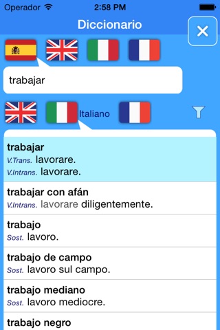 Translator Suite Spanish-Italian (Offline) screenshot 3