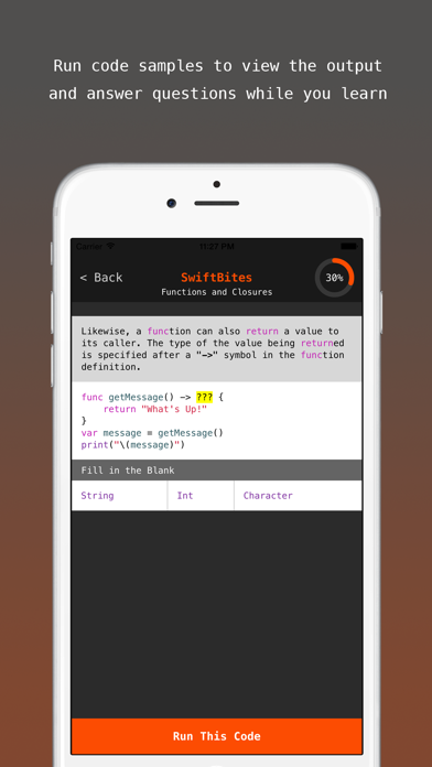 How to cancel & delete SwiftBites - Learn How to Code in Swift with Interactive Mini Lessons from iphone & ipad 4