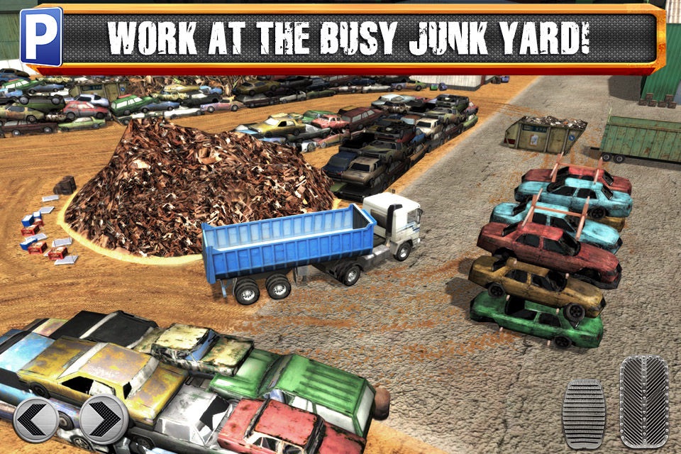 Junk Yard Trucker Parking Simulator a Real Monster Truck Extreme Car Driving Test Racing Sim screenshot 3