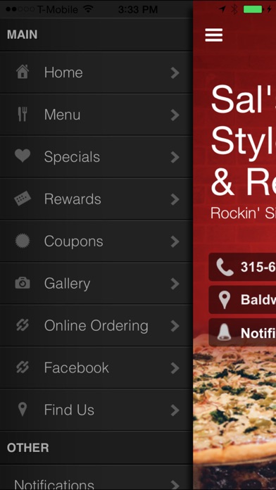 How to cancel & delete Sal's NY Style Pizza & Restaurant from iphone & ipad 2