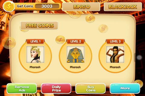 World of Pharaoh Casino - Pro Slots, Poker, Blackjack 21 and More screenshot 3