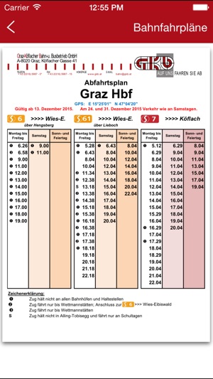 GKB - Bahn und Busbetrieb(圖4)-速報App