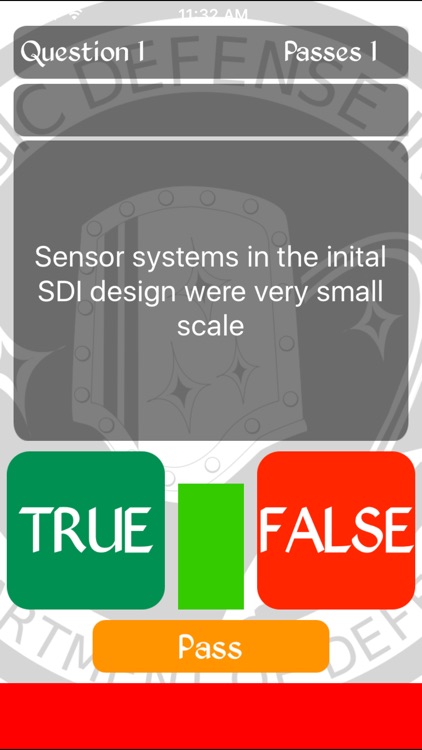 True or False - The Strategic Defense Initiative