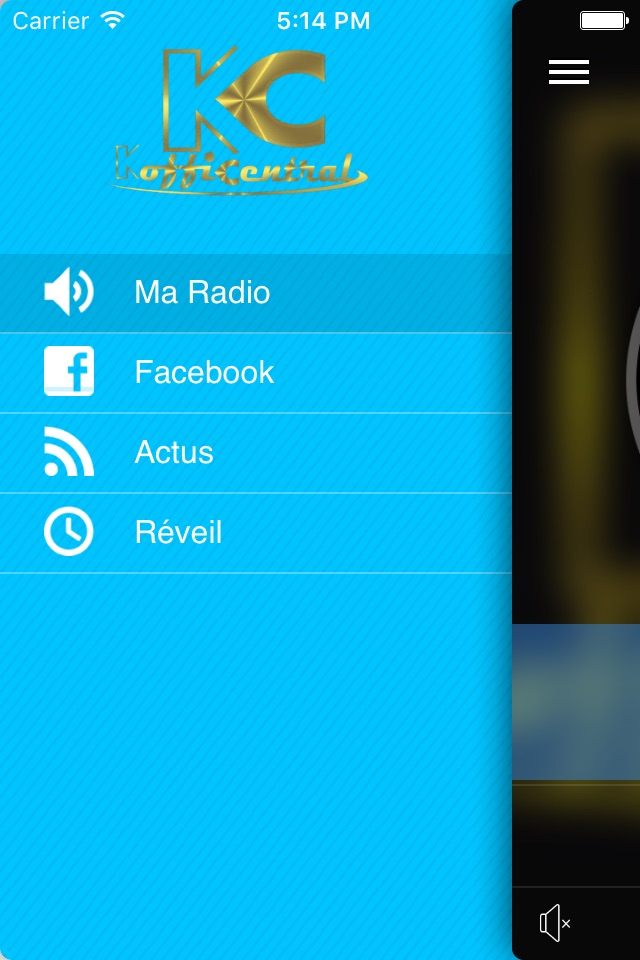 KoffiCentralFm screenshot 2