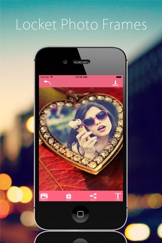 Locket Photo Frames Editor screenshot 2