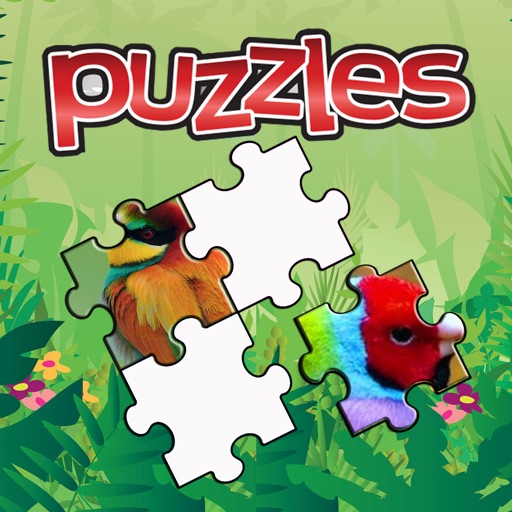 Wild Birds Matching Jigsaw Puzzle Kids Game iOS App