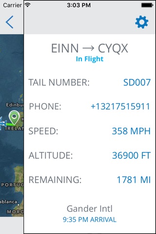 MYflight screenshot 2