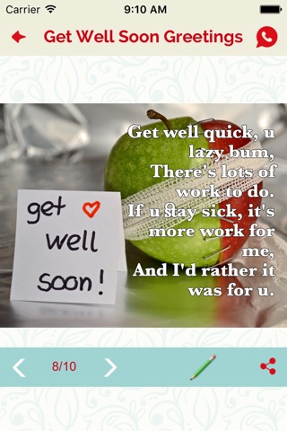 Get Well Soon Greetings, Wishes Bitmoji & Emoji screenshot 4