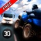 Ride across the city streets in your all-terrain vehicle, performing impressive stunts and risky tricks – outrun sports car near the cross, drive on the opposite lane, and so on