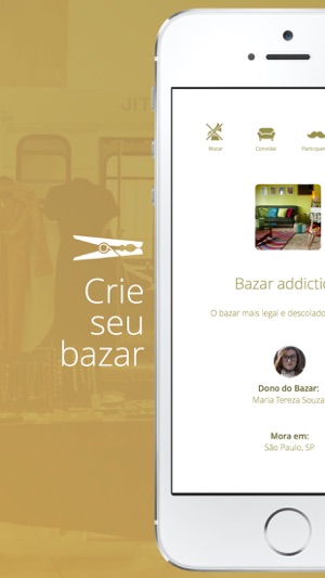 Bazaap - Crie e curta bazares super desc