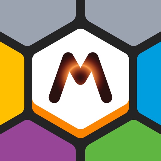 Merge Hexagon - Combine & Merged Blocks Slither Dots Icon